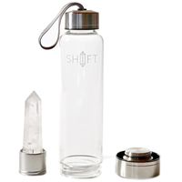 Shift Clear Quartz Crystal Elixir Water Bottle